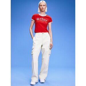 Old Navy 90’s Baggy Cargo Pants Reissue Mid Rise Khakis Women’s Size 14 NEW